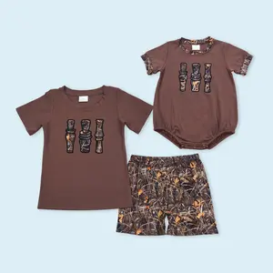 Camouflage duck call baby boy summer clothes