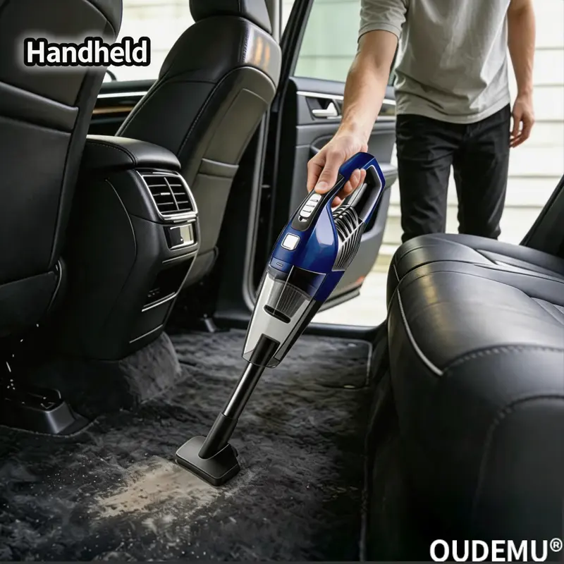 Portable Cordless Handheld Vacuum Cleaner with High Suction, Rechargeable Battery, Detachable Dust Cup for Home, Car Interior, Pet Hair & Small Mess Dust Removal