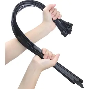 26 Inches Large Zip Ties Heavy Duty 30 Packs - Max Load 200 LBS, Adjustable Nylon Wire Ties for Indoor & Outdoor Use