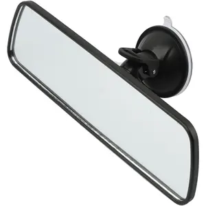 Interior Rear View Mirror for Driving Test with adhesive Suction Cup, Extra Rear-View Mirror and Blind Spot Checker (7.87 x 2.36 inch)