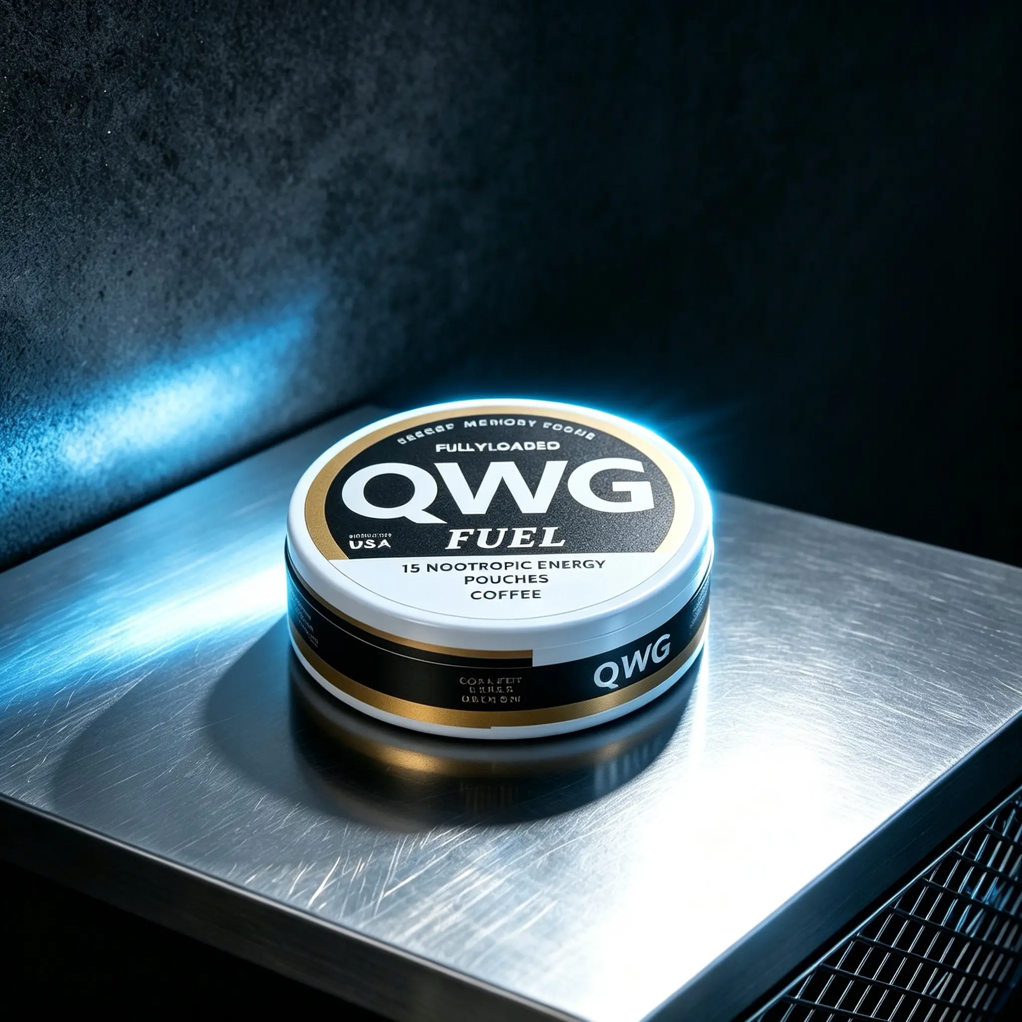QWG Coffee flavor Fuel Nootropic Coffee Energy Pouches byQWG - Energy, Focus, Memory - Sugar Free SportBeverage，Multiple Pack Sizes Available