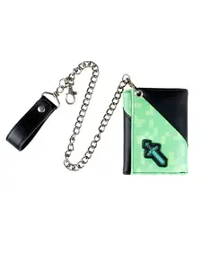 High-Quality Three-Fold Chain Wallet, Fashionable Personalized Card Holder, ID Window, Stylish and Practical, Perfect for Daily Use, Trifold Wallet