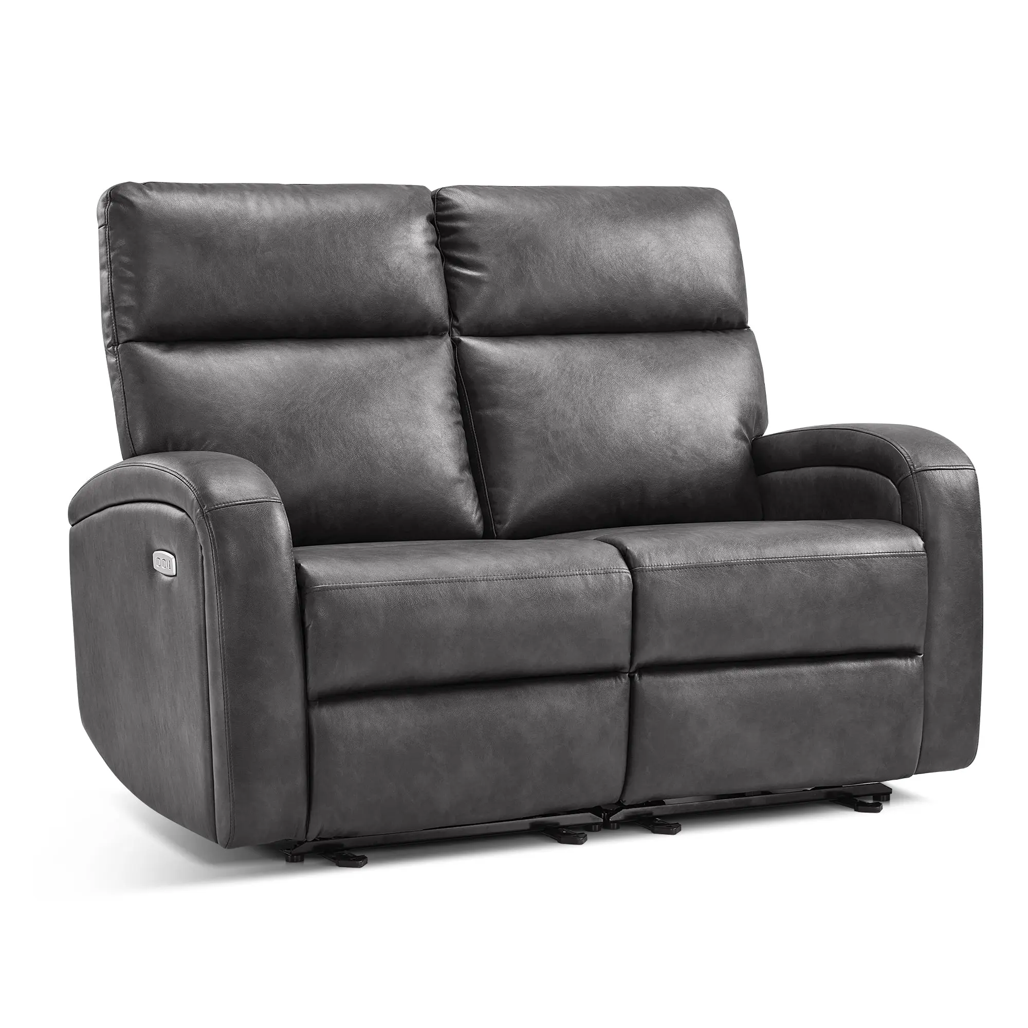 56" Compact Zero Wall Loveseat for Small Spaces & RV, PR646M1