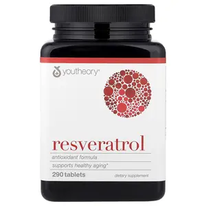 Youtheory Resveratrol, 290 Tablets