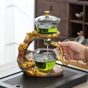 Dragon Design Tea Set, 1 Set Including Teapot & Tea Accessories, Creative Lazy Tea Accessories, Unique Gift Idea, Tea Cup Set