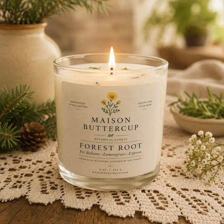 Forest Root Botanical Candle