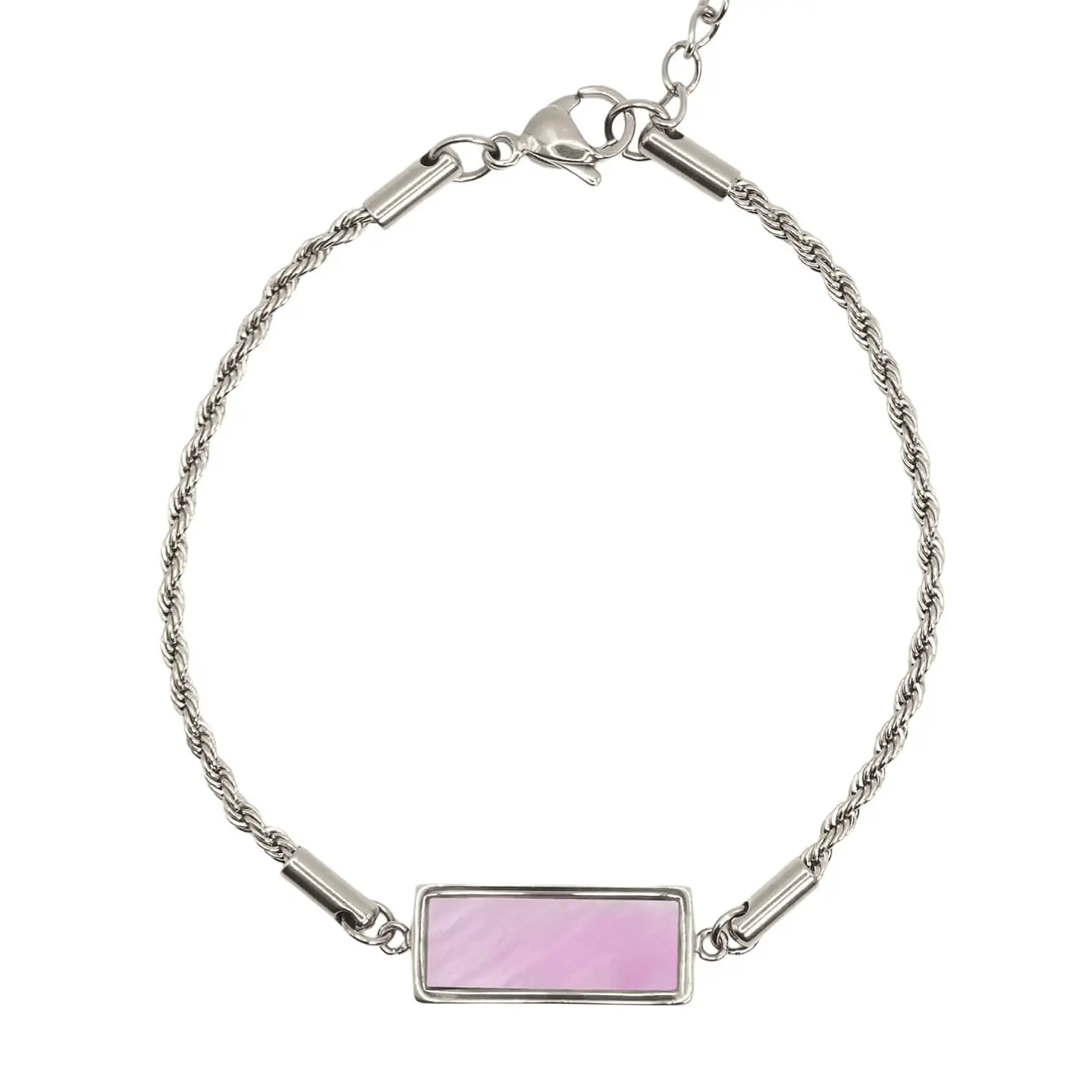 Keepsake Smart Bracelet - Tap to View Memories - Silver Tarnish Resistant Waterproof Unisex Jewelry for iPhone