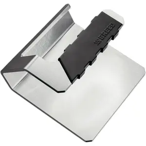 Griddle Press, 2.6 lbs - Heavy-Duty, Stainless Steel,  Made - Smash Burgers, Patty, Steak, Sandwiches - Flat Top Grilling, Grill & Hamburger Press - Smash, Sear, Sizzle - Griddle Accessories