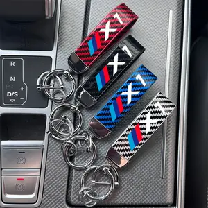 Bmw X Series & Carbon Fiber Keychain, Luxurious Lite Design, Multiple Colors Available, Universal Compatibility