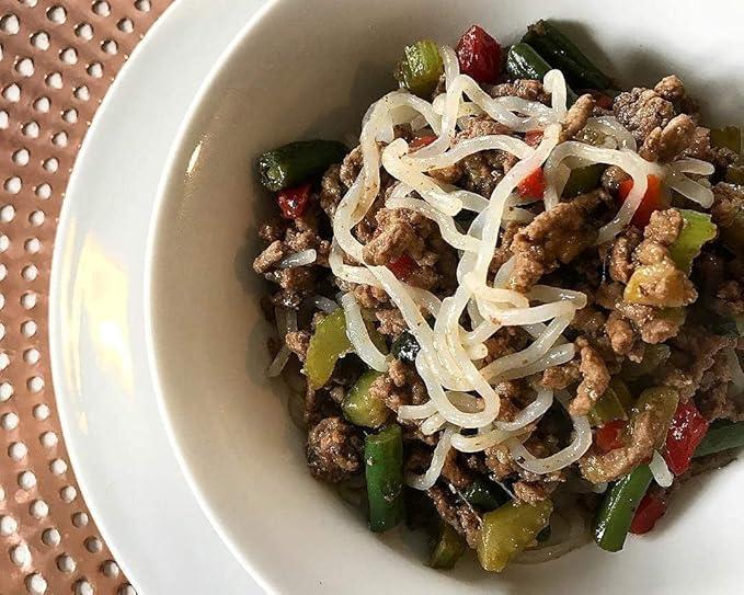 Miracle Noodle Ready to Eat Organic Spaghetti Pasta, 7 Oz (Pack of 6), Plant Based Shirataki Konjac Noodles, 5 Calories, 1g Net Carbs Per Serving, Keto, Gluten-Free