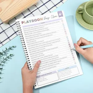 Visual cleaning checklist room by room cleaning planner cleaning template executive dysfunction cleaning planner pre-made cleaning checklist no thinking cleaning planner summervibes