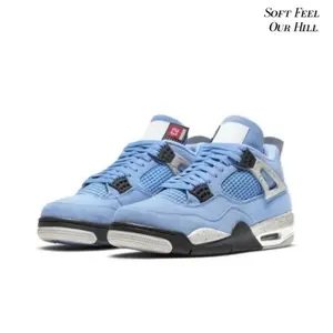 Retro university blue classic style fashionable and trendy sports shoes, retro casual shoes