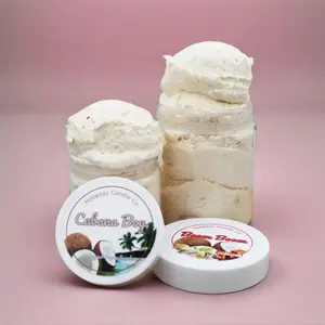 Holladay Candle Co. Whipped Sugar Scrubs 8 oz - Exfoliates Dead Skin Cells Hydrates Softens Reusable Jar for Easy Application Suitable for Most Skin Types Scented Body Care Smooth Hydrating Exfoliant