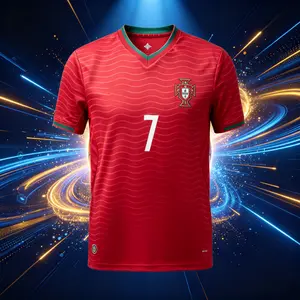 2026 Portugal Home And Away 7# Cristiano Ronaldo Short And Long Sleeve Soccer Jersey Fans Version Breathable