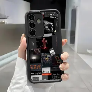 Creative Pattern Soft&Flexible TPU Silicone Phone Case For Galaxy S26 Ultra S25 Edge S24 FE S23 S22 S21 Plus A13 A14 A15 A16 A17 A33 A34 A35 A36 A52 A53 A54 NOTE20 Durable|Shockproof|Full Camera Protection|Anti-Fingerprint