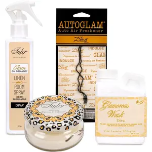 - Diva Glamorous  Suite VI - ( Demand Room Spary, Glamorous Wash, Jar , Autoglam)