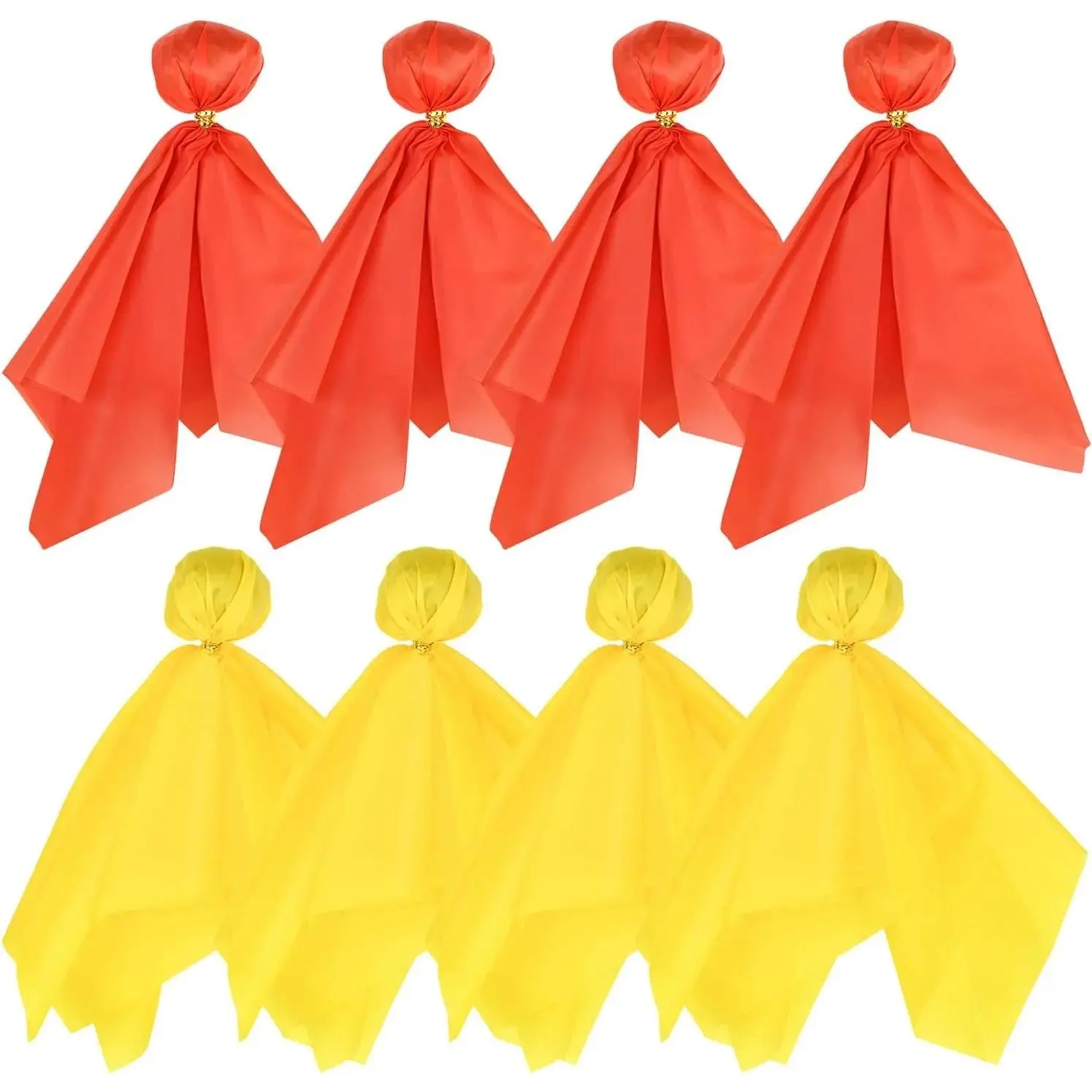 8pcs Football Penalty Flags, Football Challenge Flags, Referee Flag for Football Party Accessory(8pcs Model A, Yellow and Red) Playing Training