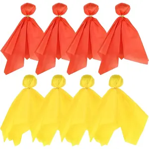 8pcs Football Penalty Flags, Football Challenge Flags, Referee Flag for Football Party Accessory(8pcs Model A, Yellow and Red) Playing Training