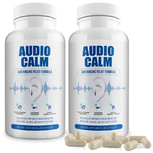 BACTICURE Audio Calm - Tinnitus Relief Supplement | Natural Stop Tinnitus Solution - Relieves Ear Ringing, Buzzing, Clicking | 60 Capsules (2)