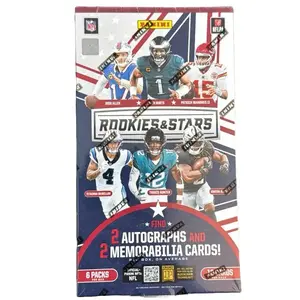 2025 Panini Rookies & Stars Hobby Cards - 2 Autographs & 2 Memorabilia Cards per box