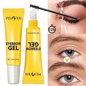 3D Shaping Eyebrow Gel for Perfect Hold, Quick-Drying Waterproof Transparent Brow Gel for Sweat-Resistant Long Lasting Finish, Brow Styling Gel, Eyebrow Gel Makeup
