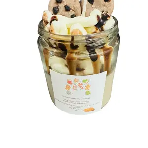 Chocolate Chip Cookies and Cream Scented Candle - 8oz - Decor, Freshener household candle multicoloured