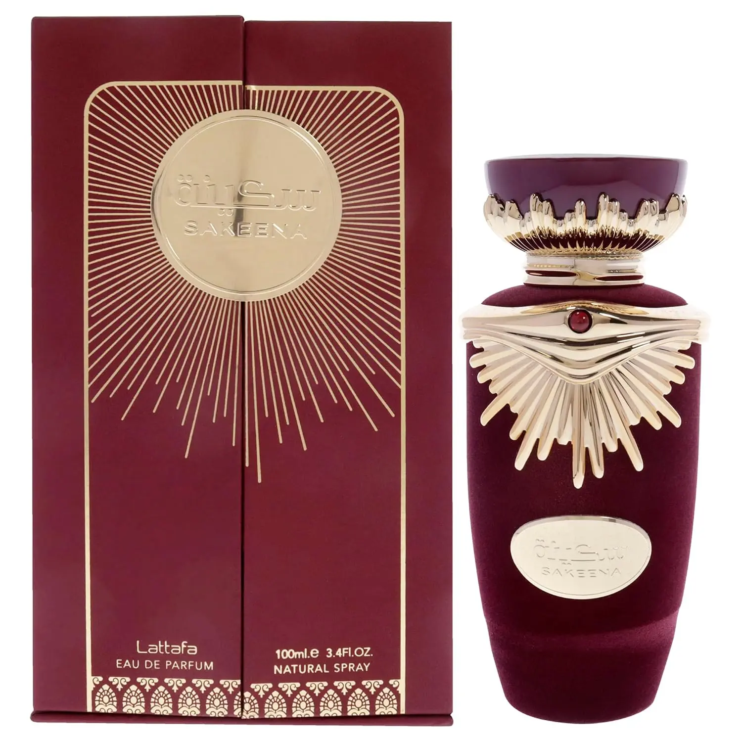 Lattafa Sakeena for Unisex - 3.4 oz EDP Spray