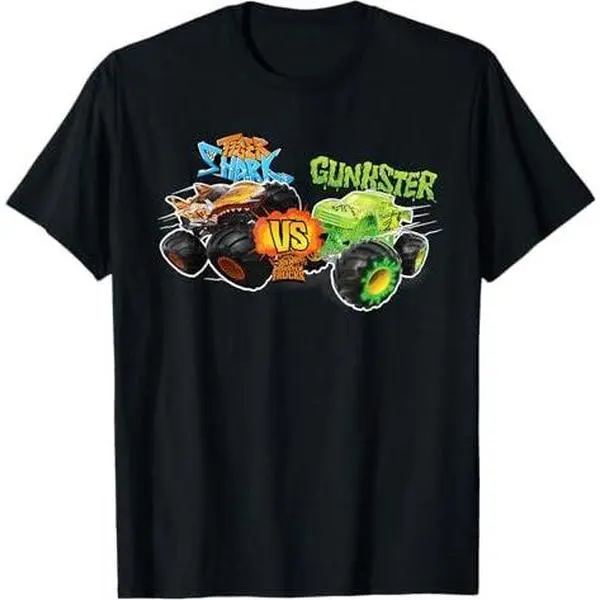 Hot Wheels Monster Trucks - Tiger Shark vs Gunkster T-Shirt