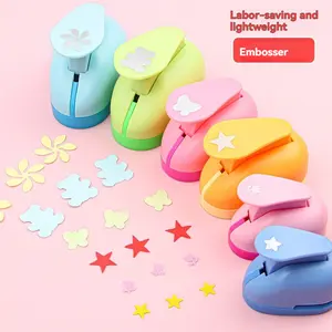 Flower Punch Furador 5*3*4.5cm Diy Paper Cut Eva Foam Maker Puncher Scrapbooking Labor Saving for Kid Hole Punch Embossing #VHH