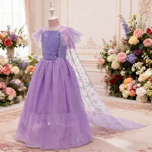 1700 Girls New Fairy Tale Ice Dress Gradient Glitter Mesh Princess Dress Dance Performance Children's Party Dress For Role Play Party