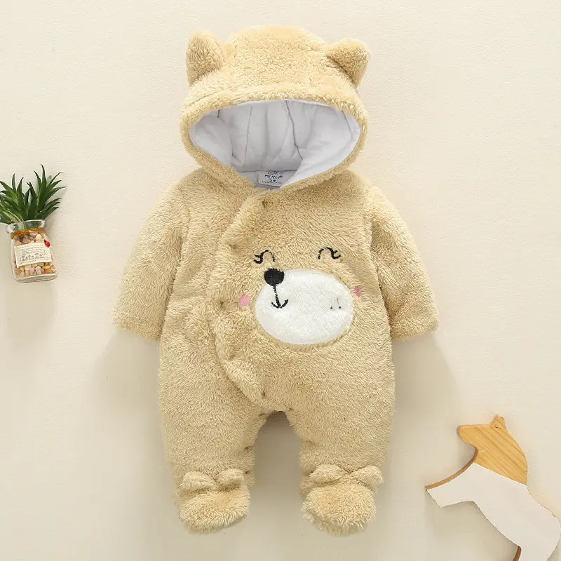 Long haired puppy khaki