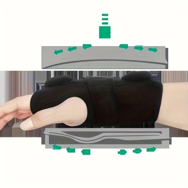 Pressure wrist and palm protection strap support strip can be adjusted in size, suitable for wrist joint injury recovery after exercise, universal size