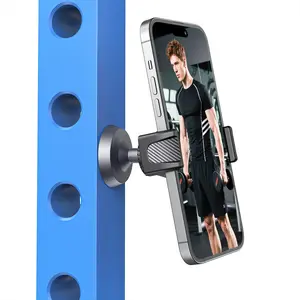 Magnetic Phone Holder Mount, 360 Rotation Phone Magnetic Mount for Gym, Universal Magnet Base Gym Phone Holder for All Cellphones, Universal Compatibility