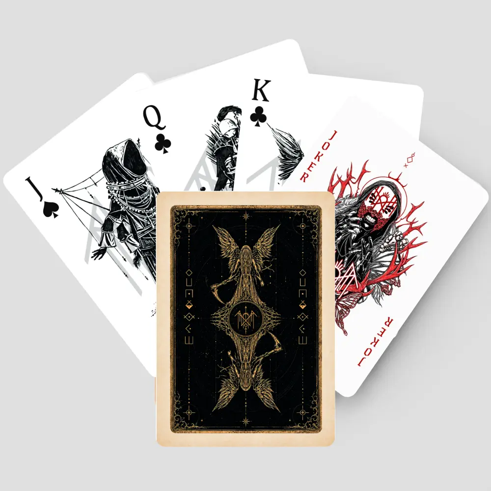 Sleep Token Poker Cards | Rock Band Collectible Playing Card Deck | Gothic Gift for Music Fans and Gamers