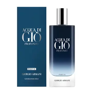 Giorgio Armani Acqua Di Gio Profondo for Men Parfum Travel Spray, 0.5 Ounce