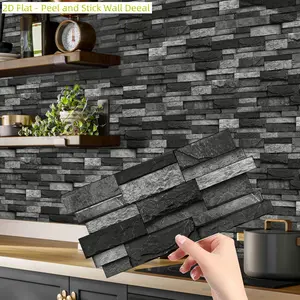 Self-Adhesive Tile Wall Stickers, 18/36 Pieces, Easy Installation & Cleaning, Kitchen & Bathroom Decor, Christmas Decoration