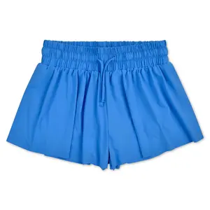 BRIGHT BLUE BUTTERFLY SHORTS (SMALL (6-8))