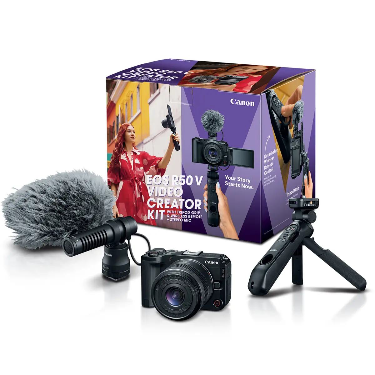 Canon EOS R50 V Video Creator Kit