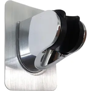 Adhesive and  Shower  Holder, Adjustable Handheld Shower Holder Wall Mount Shower Bracket ( - 1 Pack)