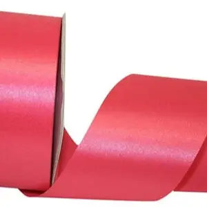 Florist Ribbons:  Acetate / Aqua Satin -- Cooler Ribbon -- 2½ inch x 50 yards -- Watermelon Color