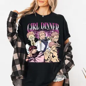 Ryomen Sukuna Shirt, Jujutsu Kaisen Shirt, Anime Shirt, Sukuna Shirt, Girl Dinner Shirt, Otaku Shirt