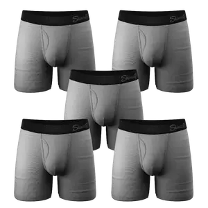 The Stormy Sky | Shinesty Grey Ball Hammock® Pouch Underwear With Fly 5 Pack
