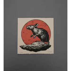 Rat Moon - High-Quality Print