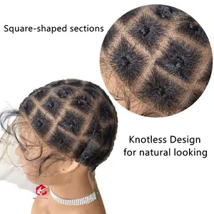 full lace crochet braid wig cap human hair baby hair Full Lace Wig Cap For Crochet Box Braids Twists Braided Wig Cap For Braiding