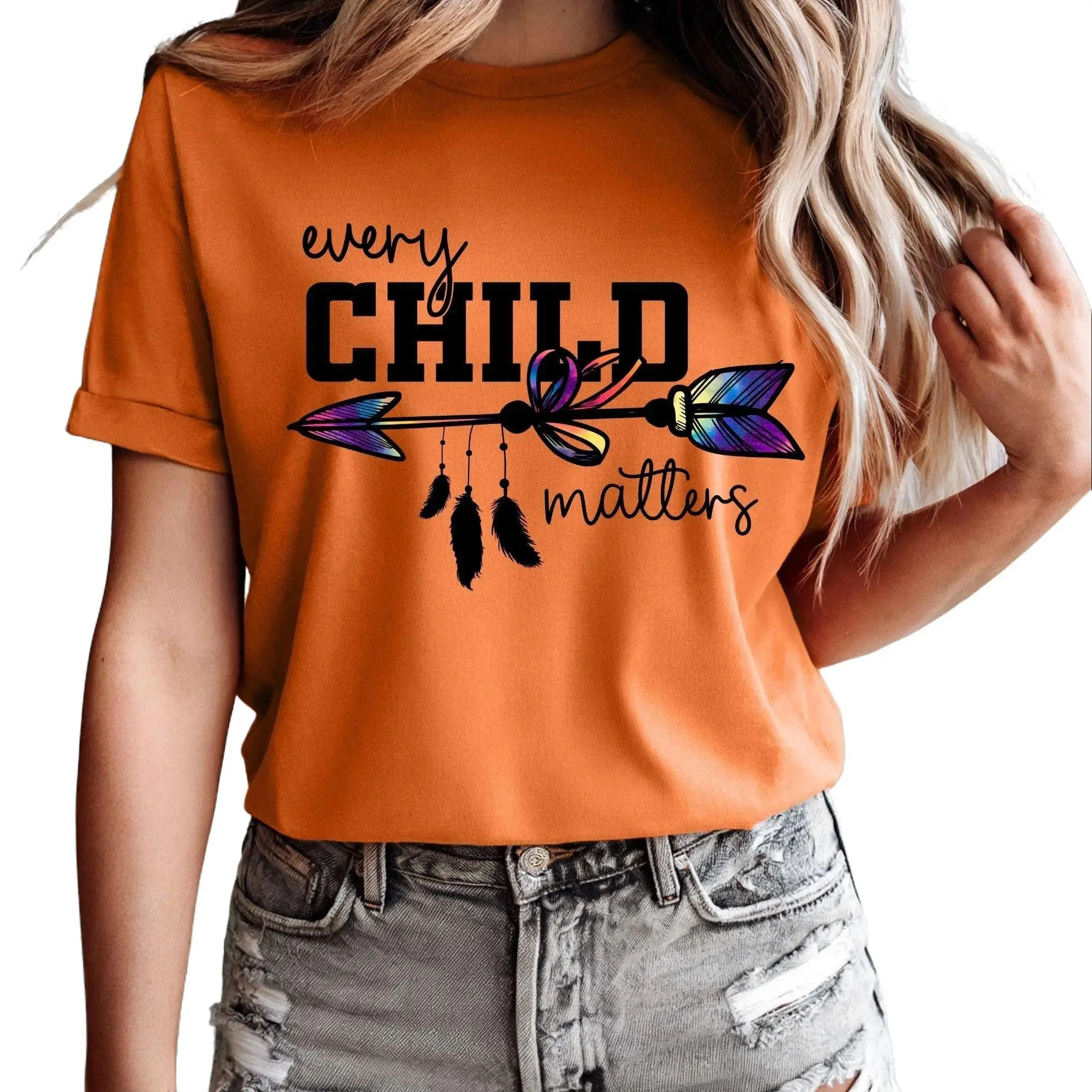 Every Child Matters T-Shirt, Indigenous Awareness Shirt, Orange Day Tee, Canada Day Orange Shirt