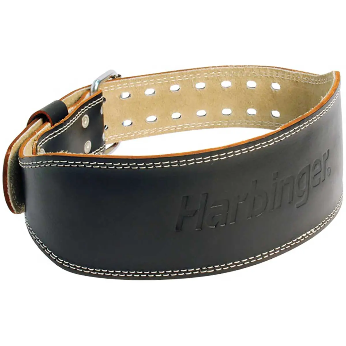 Harbinger 4" Padded Leather Weight Lifting Belt Harbinger 4" Padded Leather Weight Lifting Belt