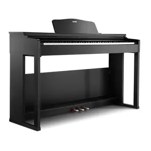 Donner DDP-100S Digital Piano 88 Key Weighted Graded Hammer-Action Piano Keyboard with MIDI In/Out, 200 Sounds & Rhythms, 100 Demo Songs