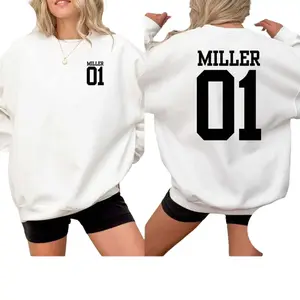 Custom Name and Back Number Sports Game Day Sweater, Hoodie, Tee Shirt, Personalized Your Team Tee, Sweatshirt, Gift for Girlfriend , Global Trending Outfits Cotton Fabric