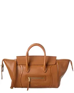 CELINE Leather Shoulder Bag