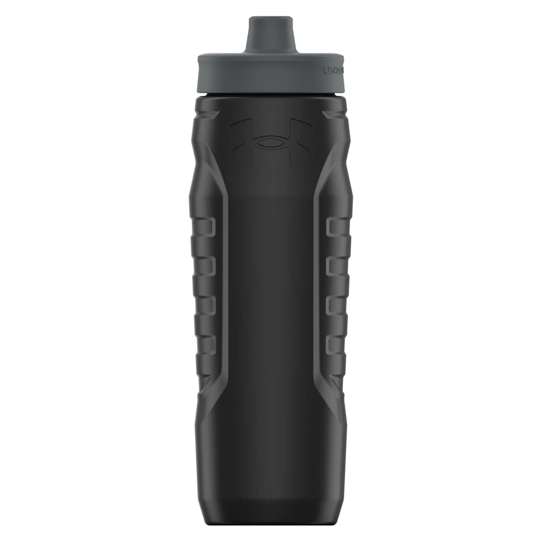 Under Armour Squeeze Water Bottles, 32 oz Water Bottles, Sideline Sports Water Bottle with Quick-Shot Lid, Quick & Easy Hydration, Gym Water Bottles, Squeeze Bottle, 1 32oz Bottle